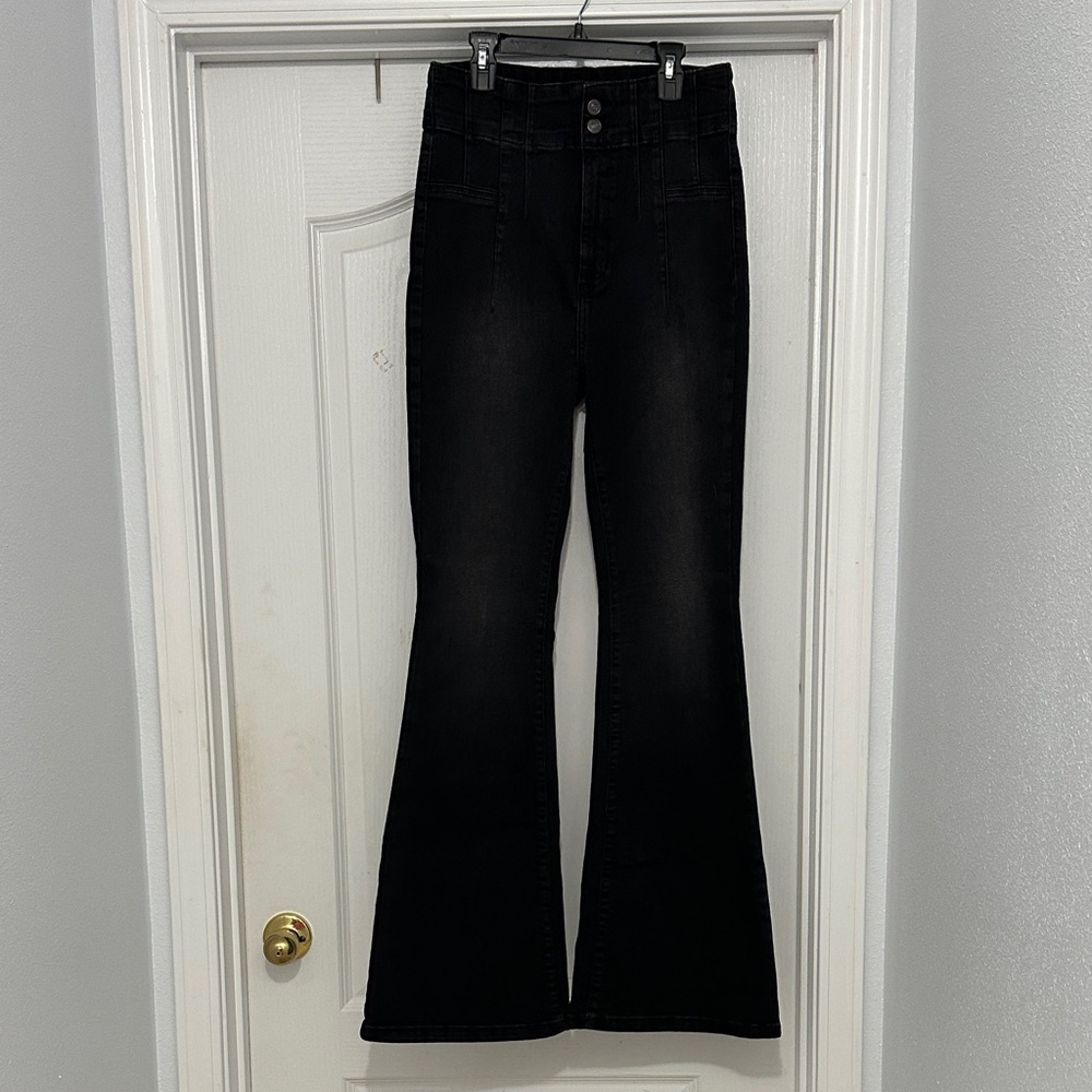 We The Free Black Flare Jeans